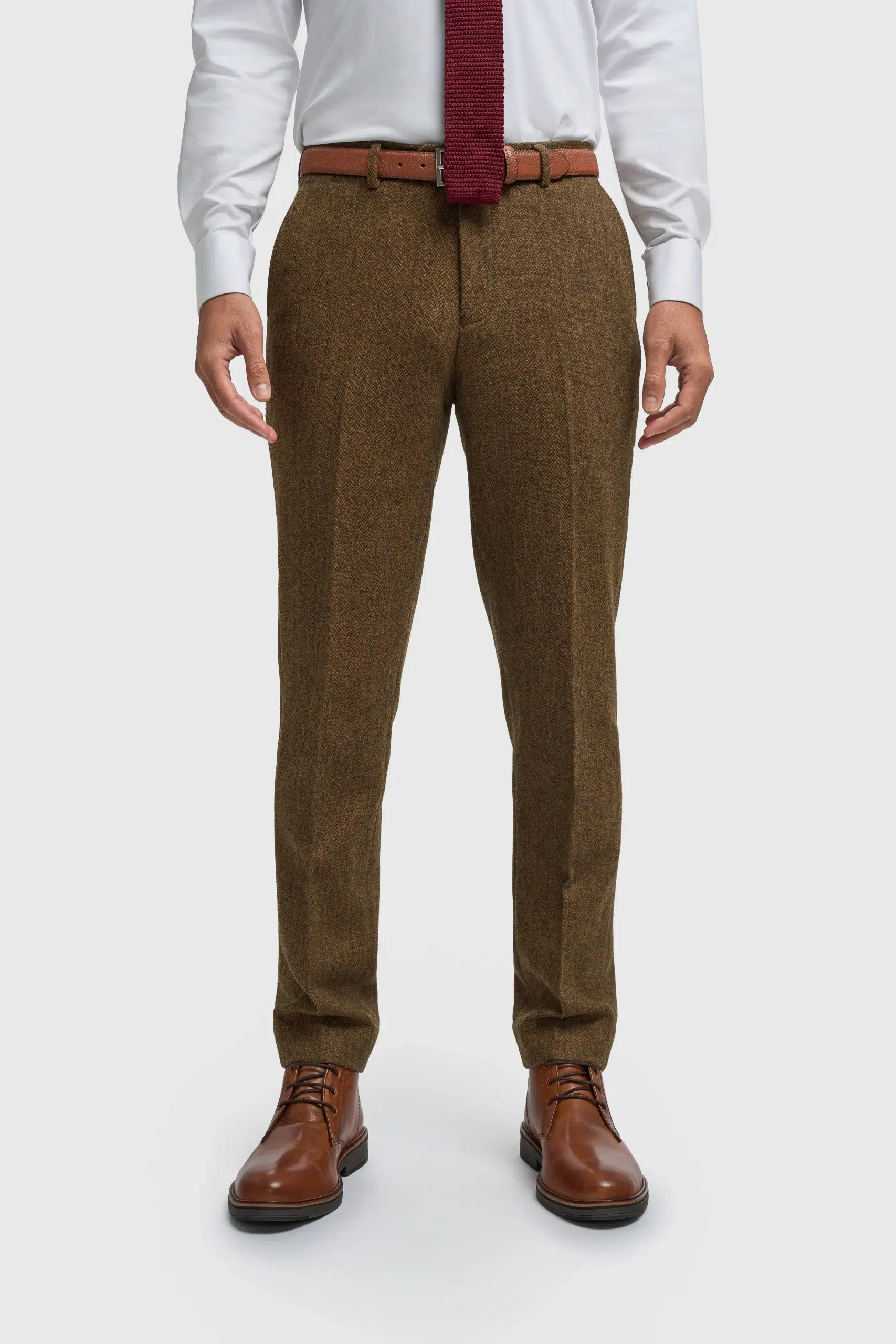 Men's Brown Tweed 3 Piece Suit | Cavani | Mr Munro